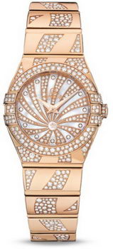 Omega Constellation Luxury Edition Quarz Mini Watch 158635F