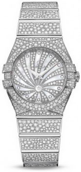 Omega Constellation Luxury Edition Quarz Mini Watch 158635G