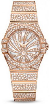 Omega Constellation Luxury Edition Quarz Mini Watch 158635H