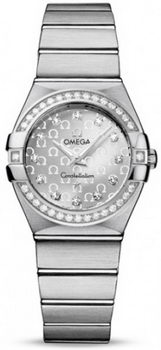 Omega Constellation Brushed Quarz Small Watch 158628AQ