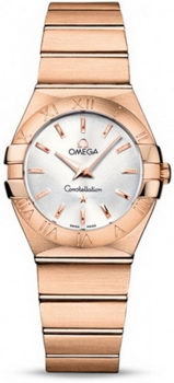 Omega Constellation Brushed Quarz Small Watch 158628R