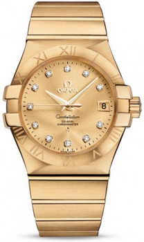 Omega Constellation Chronometer 35mm Watch 158629K
