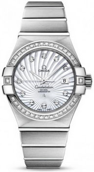 Omega Constellation Brushed Chronometer Watch 158626C