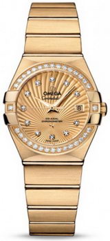 Omega Constellation Brushed Chronometer Watch 158626G
