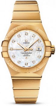 Omega Constellation Brushed Chronometer Watch 158626M