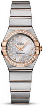Omega Constellation Brushed Quarz Mini Watch 158627AE