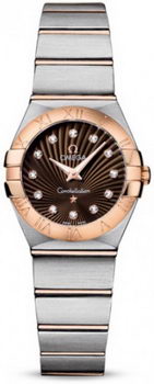 Omega Constellation Brushed Quarz Mini Watch 158627AH