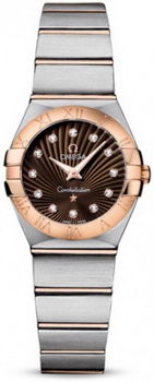 Omega Constellation Brushed Quarz Mini Watch 158627AH