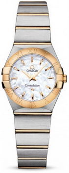 Omega Constellation Brushed Quarz Mini Watch 158627AN