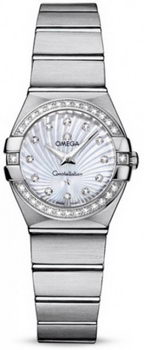 Omega Constellation Brushed Quarz Mini Watch 158627AS