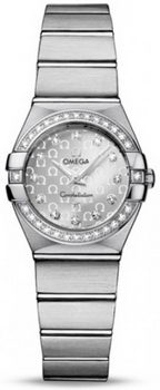 Omega Constellation Brushed Quarz Mini Watch 158627AU