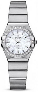 Omega Constellation Brushed Quarz Mini Watch 158627AX