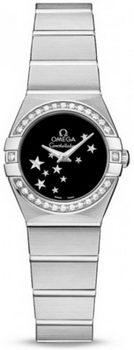 Omega Constellation Brushed Quarz Mini Watch 158627AY