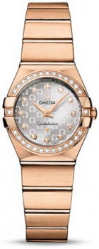 Omega Constellation Brushed Quarz Mini Watch 158627I