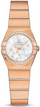 Omega Constellation Brushed Quarz Mini Watch 158627J