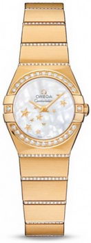 Omega Constellation Brushed Quarz Mini Watch 158627L