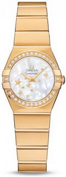Omega Constellation Brushed Quarz Mini Watch 158627M
