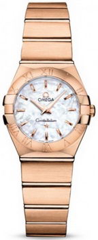 Omega Constellation Brushed Quarz Mini Watch 158627R