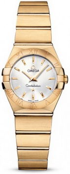 Omega Constellation Brushed Quarz Mini Watch 158627S
