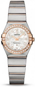 Omega Constellation Brushed Quarz Mini Watch 158627X