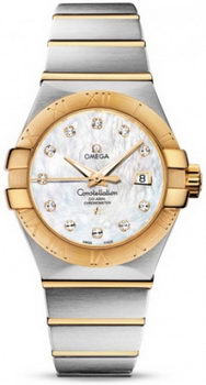 Omega Constellation Brushed Chronometer Watch 158625C
