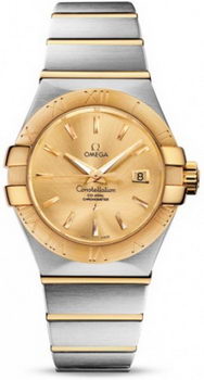 Omega Constellation Brushed Chronometer Watch 158625F
