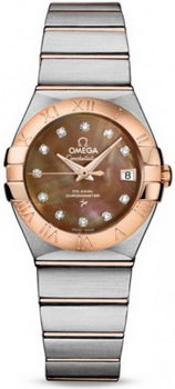 Omega Constellation Brushed Chronometer Watch 158625J