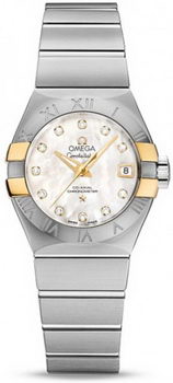 Omega Constellation Brushed Chronometer Watch 158625K