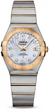 Omega Constellation Brushed Chronometer Watch 158625N