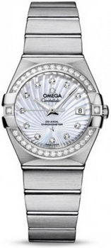 Omega Constellation Brushed Chronometer Watch 158625O