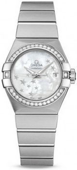 Omega Constellation Brushed Chronometer Watch 158625Q