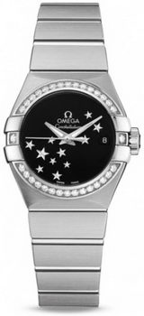 Omega Constellation Brushed Chronometer Watch 158625S