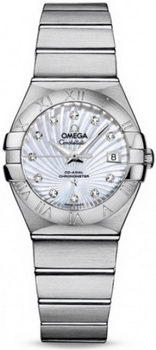 Omega Constellation Brushed Chronometer Watch 158625W