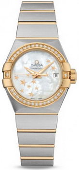 Omega Constellation Brushed Chronometer Watch 158626AI