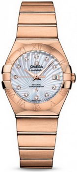 Omega Constellation Brushed Chronometer Watch 158626V