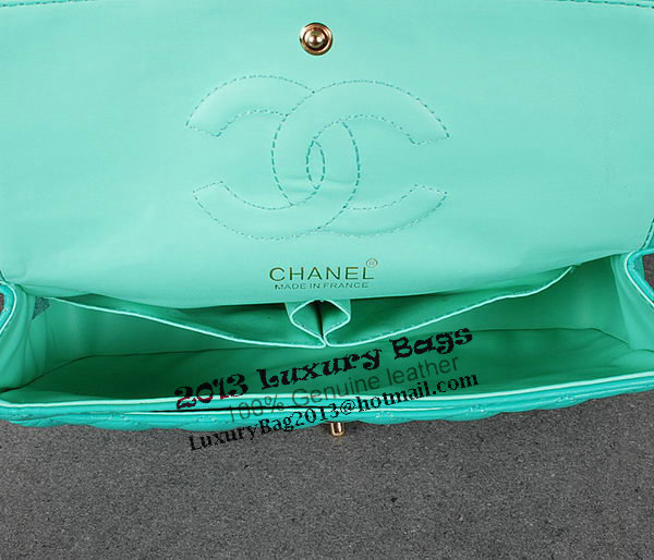 Chanel 2.55 Series Classic Flap Bag Light Blue Sheepskin 1112 Multicolour