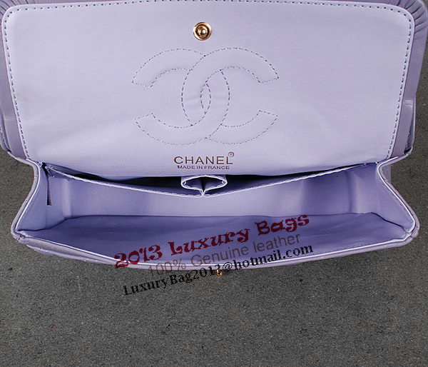 Chanel 2.55 Series Classic Flap Bag Purple Sheepskin 1112 Multicolour