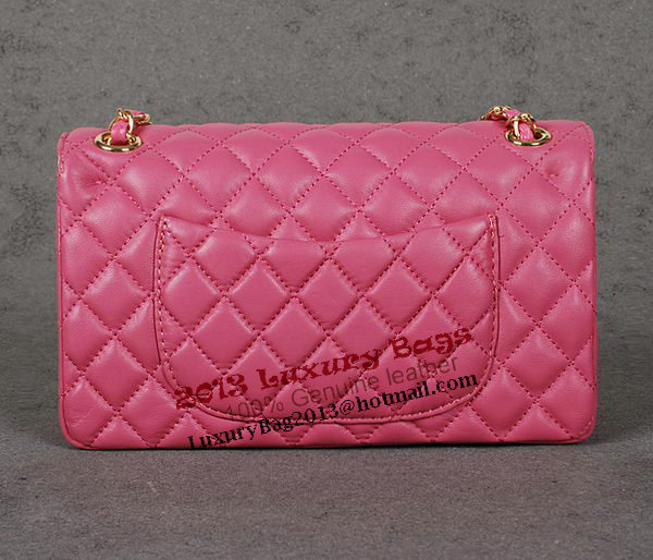 Chanel 2.55 Series Classic Flap Bag Rose Sheepskin 1112 Multicolour