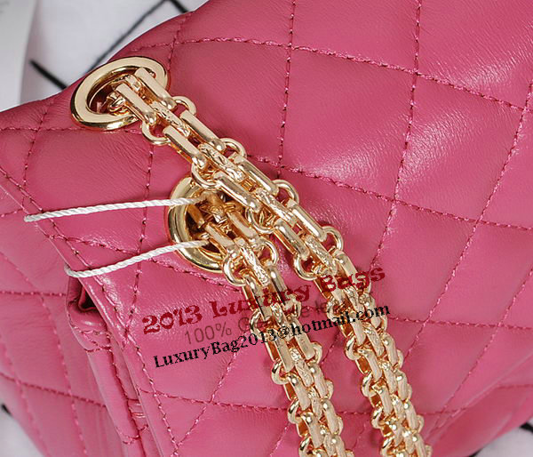 Chanel 2.55 Series Flap Bag A226 Rose Sheep Leather Gold