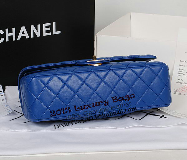 Chanel 2.55 Series Flap Bag A226 RoyalBlue Sheep Leather Gold