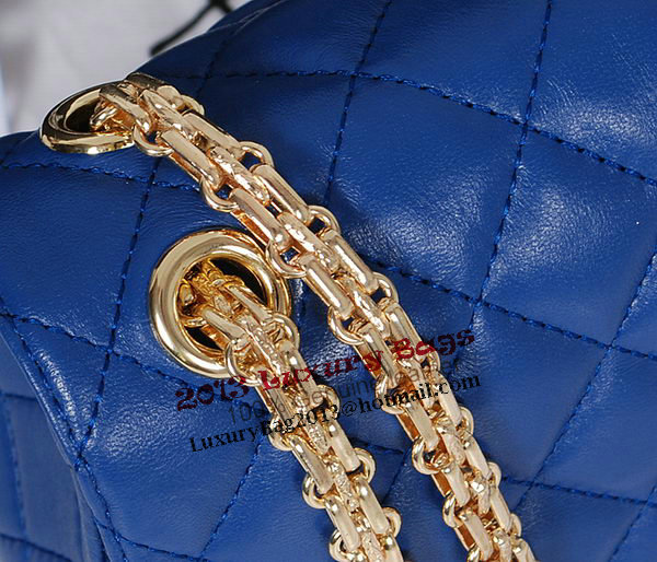 Chanel 2.55 Series Flap Bag A226 RoyalBlue Sheep Leather Gold