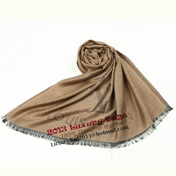 Louis Vuitton Scarves Silk WJLV094 Light Brown
