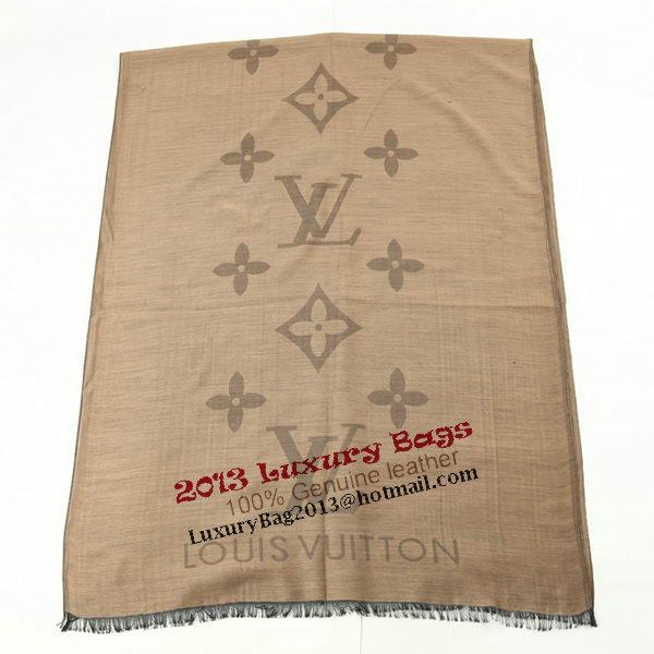 Louis Vuitton Scarves Silk WJLV094 Light Brown