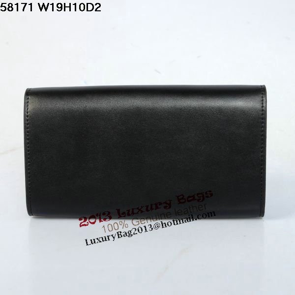 Louis Vuitton M58176 Black Vivienne LV Long Wallet