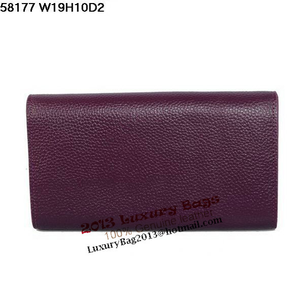 Louis Vuitton M58176 Purple Vivienne LV Long Wallet