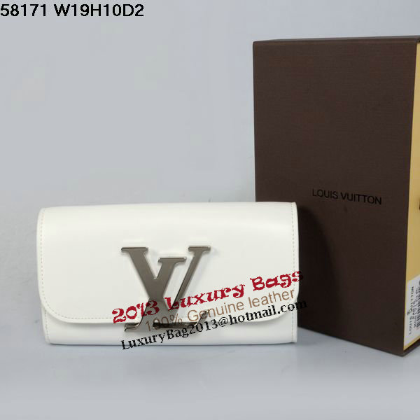 Louis Vuitton M58176 White Vivienne LV Long Wallet