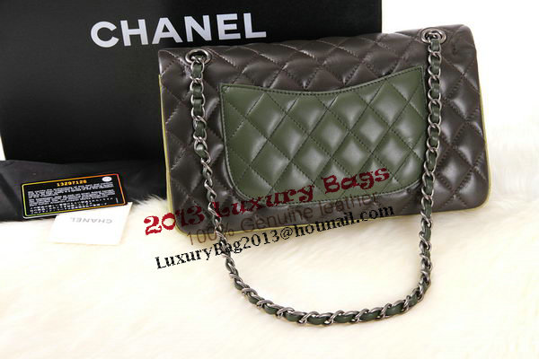 Chanel 2.55 Series Original Leather Classic Flap Bag A01112 Green