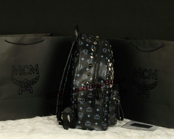 MCM Stark Backpack Jumbo in Calf Leather 8100 Black