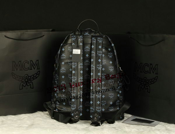 MCM Stark Backpack Jumbo in Calf Leather 8100 Black