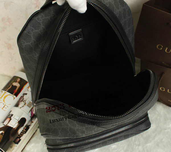 Gucci Supreme Canvas Backpack 322069 Black